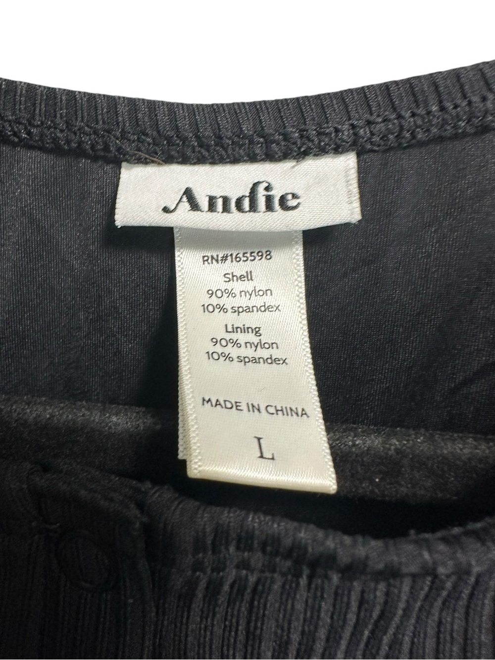 The Andie Malibu Ribbed One Piece Swimsuit - Picture 5 of 6